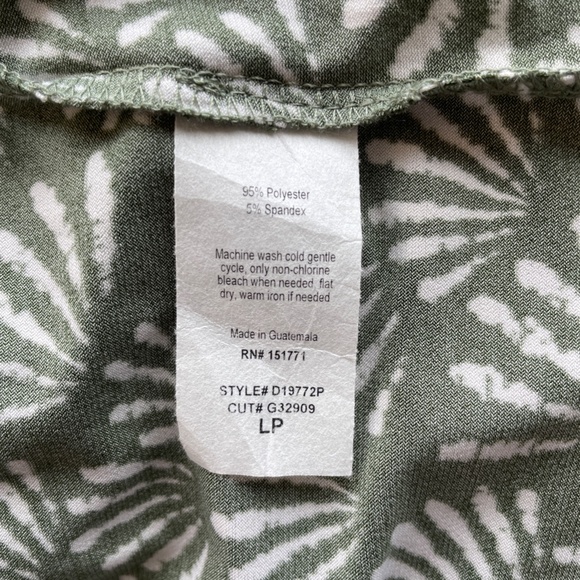 NWT LP Abbi Maxi Shirt Dress by Muse Petite from Short Story Dark Olive / Ecru - Picture 12 of 16